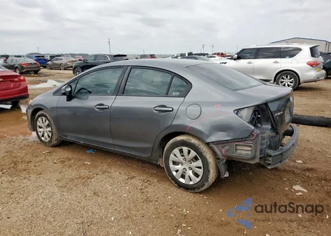 2012 Honda Civic Lx из США, поврежденный, VIN 19XFB2F53CE074611